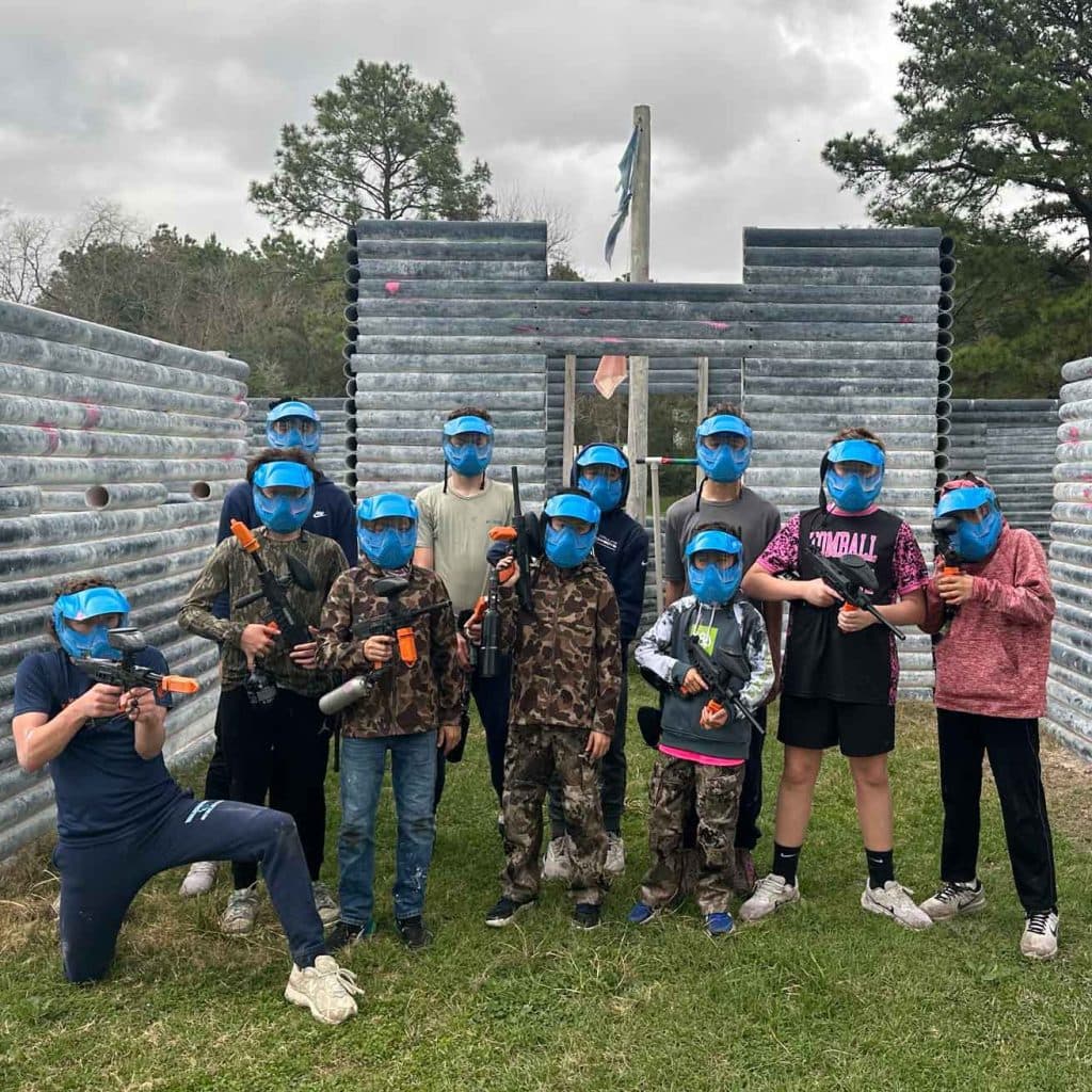 TXR birthday paintball party